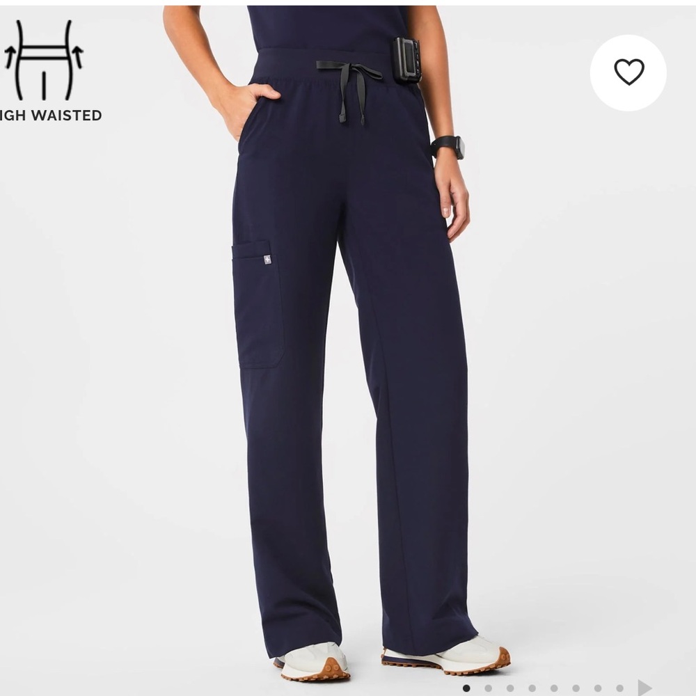 FIGS Yola Skinny Cargo Scrub Pants - Graphite‎ - Size SP